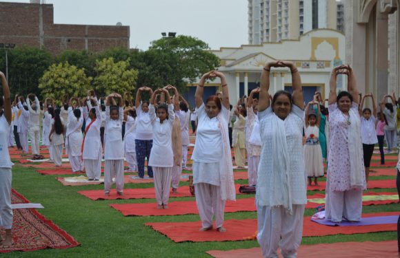 पतंजलि योग समिति व भारत स्वाभिमान ट्रस्ट ने मनाया योग दिवस