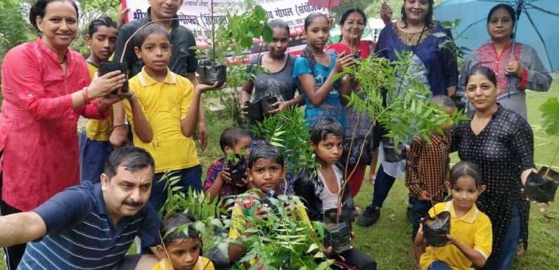 वैश्य फाउंडेशन ने सौ पौधे रोपकर दिया वातावरण स्वस्थ बनाने का संदेश