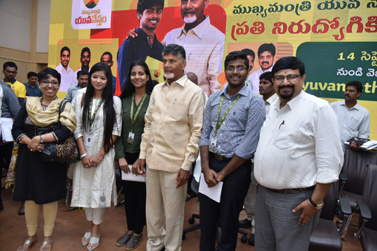 SRM University – AP, Amaravati Students host AP CM’S Prestigious Youth Allowance Scheme Launch