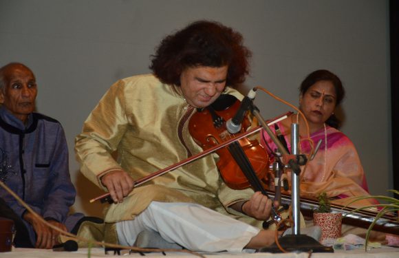 SPICMACAY-RENOWNED VIOLINIST JOHAR ALI KHAN IN CAMBRIDGE SCHOOL