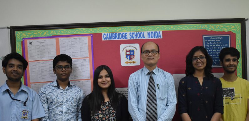  Indeed a very proud moment for Cambridge School, Noida!